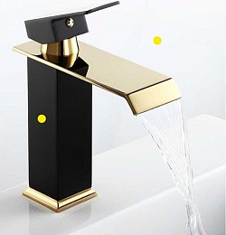 Sophisticated golden black faucets. Price £180.00 Order number 08