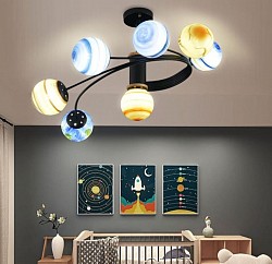 Planetary style chandelier lighting. Price£180.00 Order number 01
