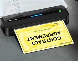 Top quality inkless thermal Bluetooth alportable printer £288 Order number 088