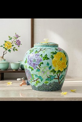 Fine elegant porcelain water dispenser £25 000 Order number 580