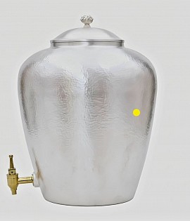 Fine silver beverage dispenser £40000 Order number 588 ( This beverage dispenser is placed in the hands of God's son Jesus Christ to help heal all his battle wounds protecting God so that God can do his work strictly only. Signed FrancesJHenry)