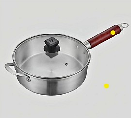 Fine silver saute pan with tempered glass lid £15000 Order number 548. This silver pan is placed in Jesus Christ hands to place directly into the hands of his Father Jehovah God the creator who is to then use it to do his good and proper righteous only work strictly only. Signed: FrancesJHenry