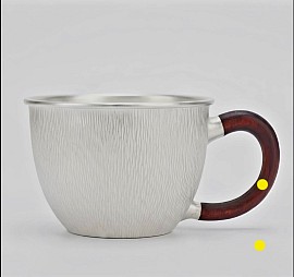 Pure fine textured silver cup £1400 order number 554. This cup is placed in the hands of Jesus Christ to put directly into the hands of his Father the creator God which the creator God then strictly and only uses to do his righteous works strictly only. Signed: FrancesJHenry